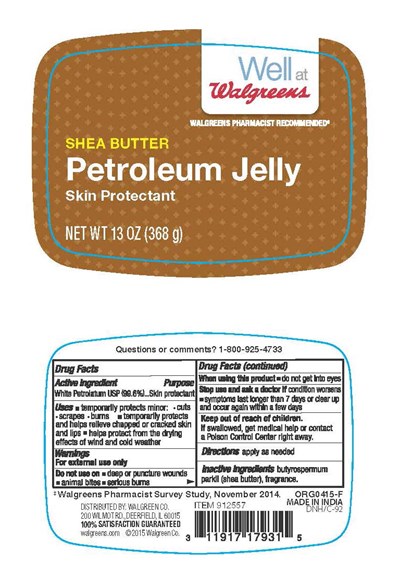 13 oz. Walgreen Shea Butter Jelly.jpg Label - 13 oz. Walgreen Shea Butter Jelly